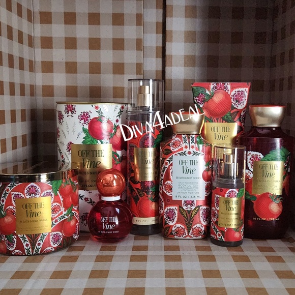Bath & Body Works OFF THE VINE 1.7 FL OZ EDP + 6PC Collection Set Bundle